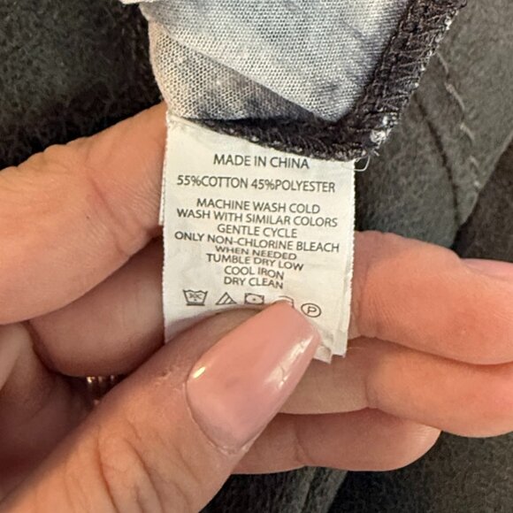 Prana T-Shirt Womens Small White Black Sheer Lightweight Trendy Top - Picture 5 of 5